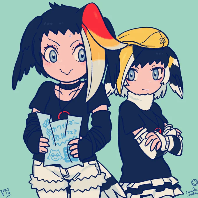 サイチョウさんたち #けものフレンズ #けもフレ3 