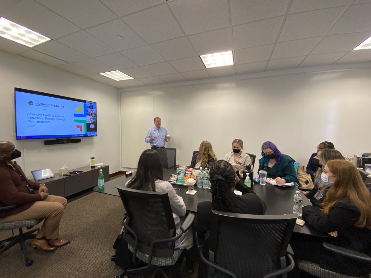 Our Boston office was pleased to welcome a group from the @FPRACapChap Student Chapter at @floridastate to discuss life at LHS and working in the health and science industry. Thank you to this engaged group! #FPRACapChap #FutureofPR #PublicRelations @CityOfBoston @MassGov