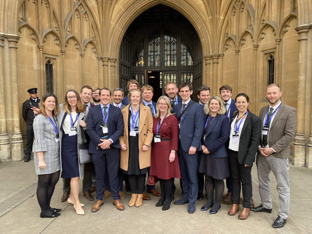 NuffieldFarming's tweet photo. What a morning! Tour of @UKParliament followed by presenting the outcomes of our week to Secretary of State George Eustice, Lord Currie and MP @_RobbieMoore. We’re grateful for the opportunity to have our voices heard and ask questions of senior ministers. https://t.co/kCt72oRl5j