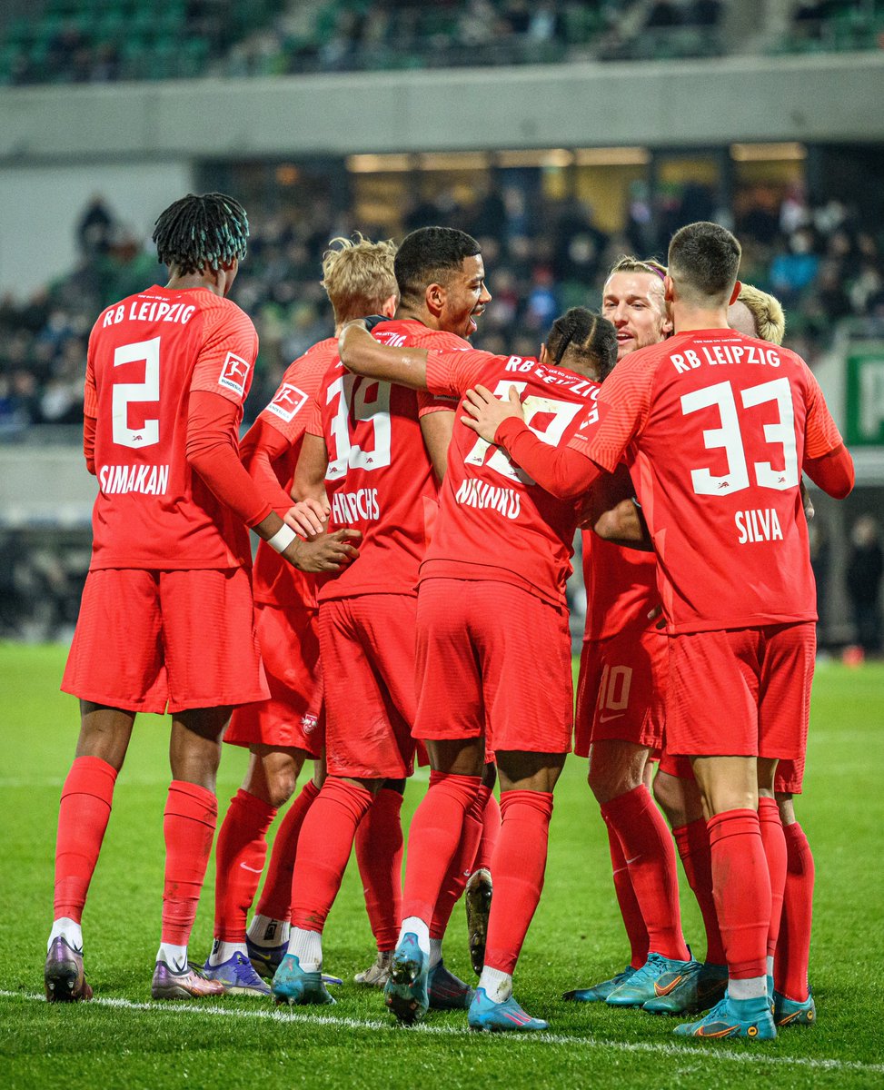 RBLeipzig's tweet photo. Ein fantastischer Auswärtssieg sah gestern sechs verschiedene #RBL-Torschützen 😮💨 #SGFRBL
Wer hat für euch am meisten brilliert? 💎👀 https://t.co/B44yJD5vov