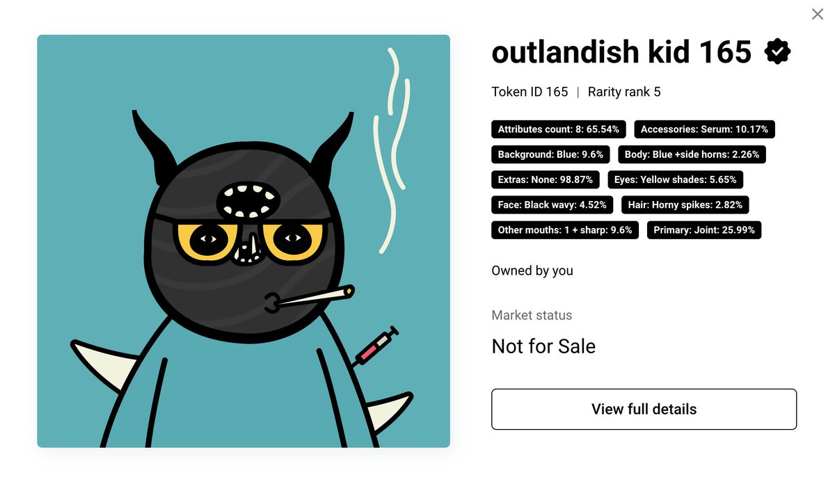 koolkidsalley's tweet photo. 🚨🚨🚨giving away this outlandish kid🚨🚨🚨

👉own an outlandish kid-> https://t.co/GBuvYrTE8B

👉follow @koolkidsfantom 

👉retweet

$ftm #NFTGiveaways @tofuNFT @paint_swap @NFTKEY #ftm https://t.co/W2kCKcQc67