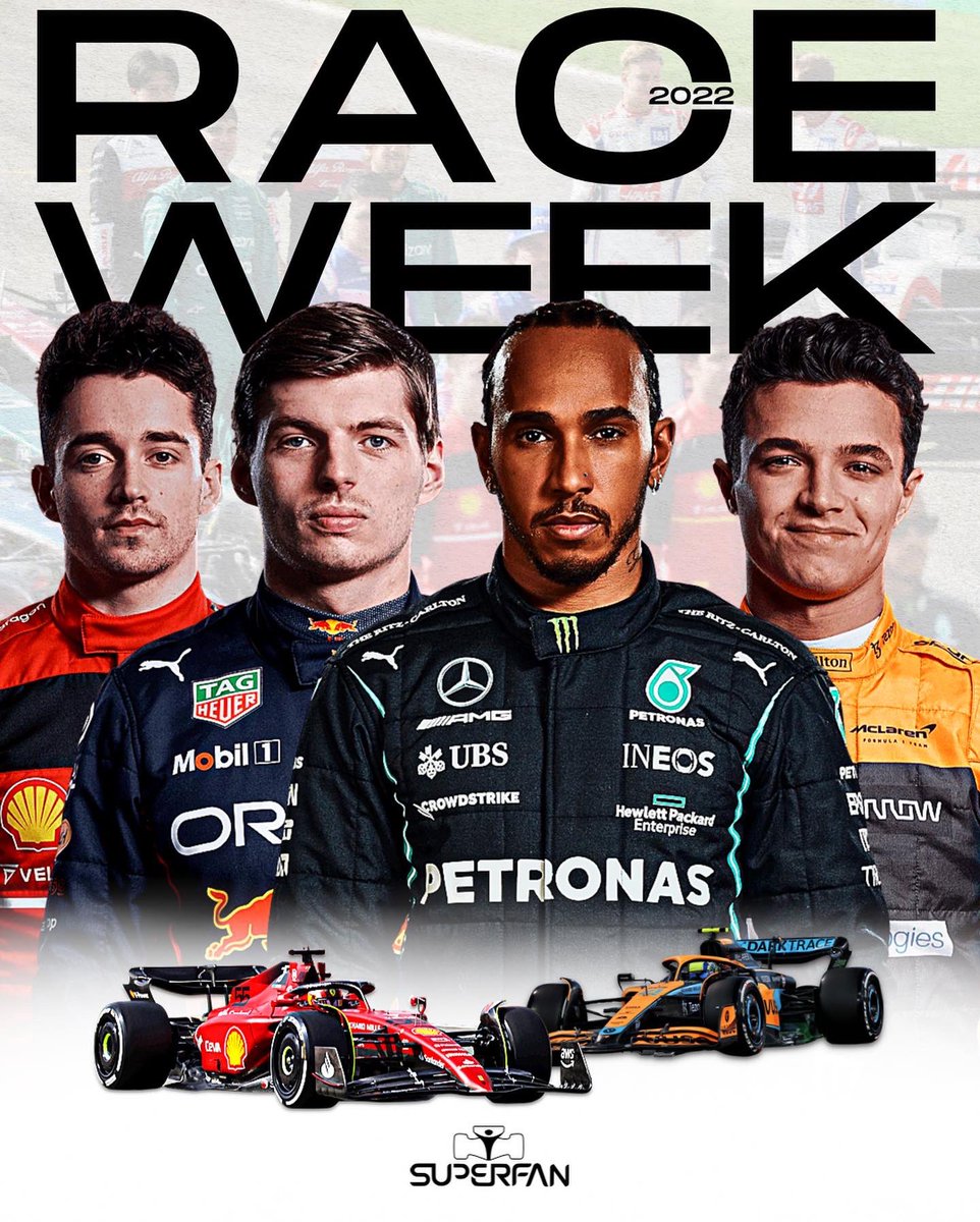 superfanracing's tweet photo. It’s Race week #raweceek #f12022 https://t.co/fjNQNtUTXc