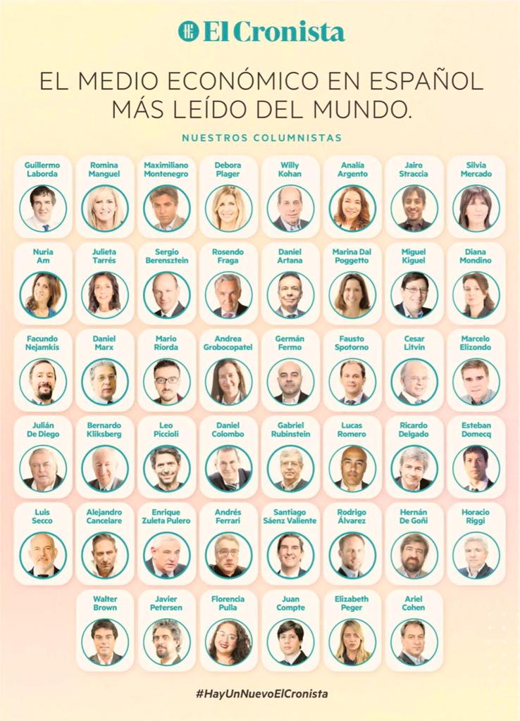 Lisicki, Litvin & Abelovich (@lisickilitvin) on Twitter photo #HayUnNuevoElCronista
<a href="/cronistacom/">El Cronista</a> el medio econĂłmico en español más leĂdo del mundo, presenta a sus columnitas.
CC: Dr. César Litvin (<a href="/CRLitvin/">César Litvin</a>), CEO de #LisickiLitvin & Asociados #HayUnNuevoElCronista
<a href="/cronistacom/">El Cronista</a> el medio econĂłmico en español más leĂdo del mundo, presenta a sus columnitas.
CC: Dr. César Litvin (<a href="/CRLitvin/">César Litvin</a>), CEO de #LisickiLitvin & Asociados