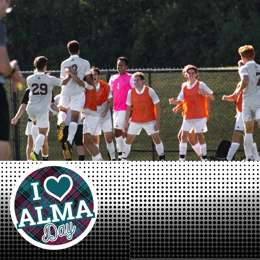 AlmaScotsMSOC's tweet photo. Wednesday, March 16, is I Love Alma Day! This an event when alumni, parents, friends, faculty, staff and students join together to celebrate and advance Alma College. https://t.co/q4jvOQ8oL1 https://t.co/VhsH5sEBDz