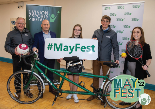 visionsportsirl's tweet photo. 📢 MayFest 2022

Vision Sports Ireland is proud to launch the 41st Annual MayFest Event with support from @AVIVAIRELAND having been selected as the Aviva Broker Community Fund, Charity winner for the Diversity &amp; Inclusion Award 👏

Full press release ➡️
https://t.co/xt7kdlVYDi https://t.co/xOSXSDBlkv