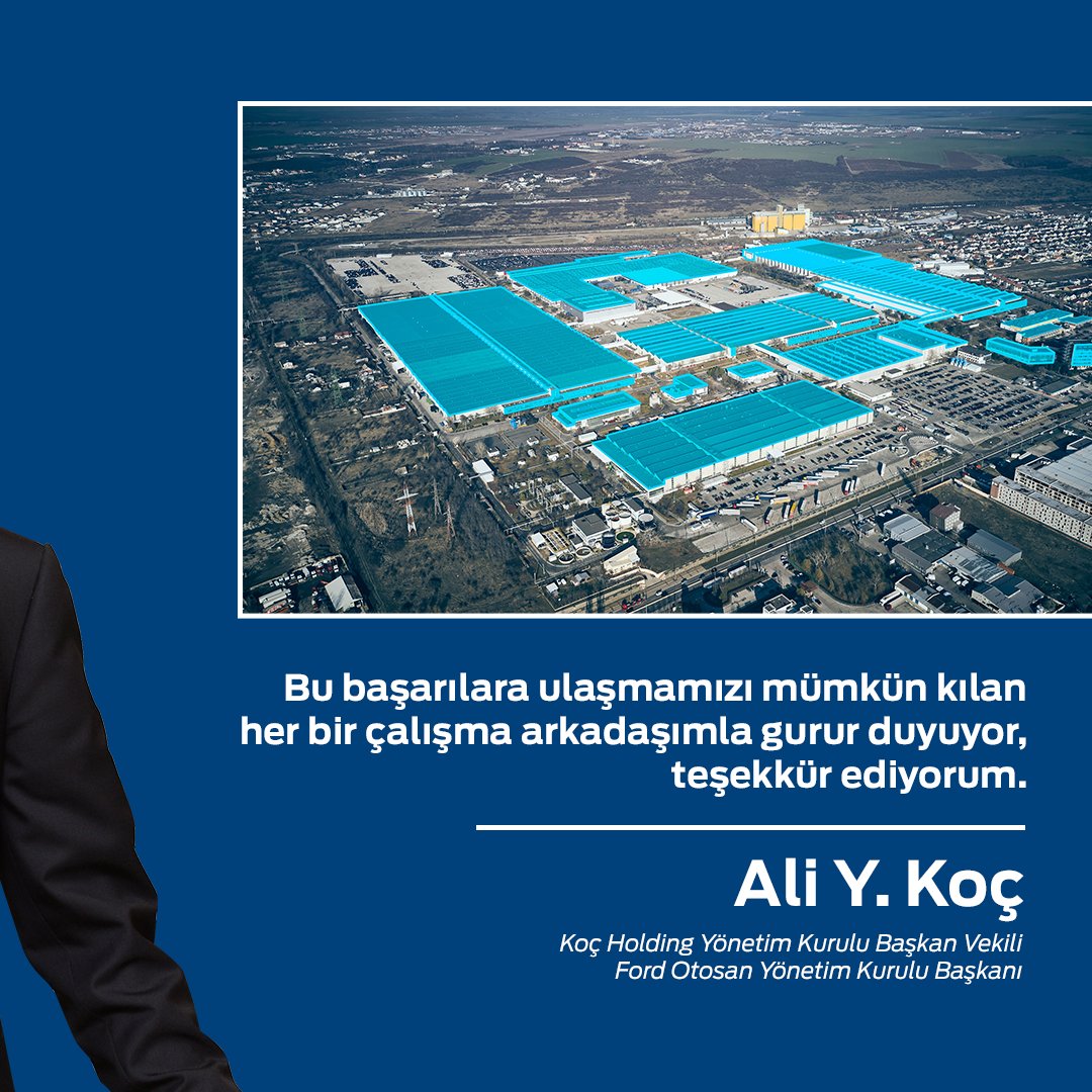 Yurt dışındaki üretim operasyonlarımızla ilgili Yönetim Kurulu Başkanımız Ali Y. Koç: "Olağanüstü zorlu koşulların olduğu bir dönemde tarihimizin en büyük otomotiv yatırımlarını art arda açıklıyor, otomotiv endüstrisinin dönüşümüne stratejik hamlelerle liderlik ediyoruz.” dedi.