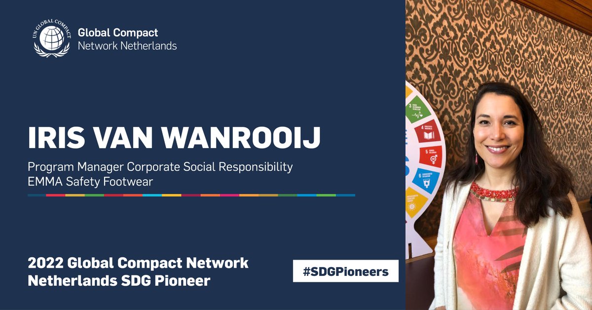 GlobalCompactNL's tweet photo. @GlobalCompactNL recognizes Iris van Wanrooij for the Dutch SDG Pioneer 2022. This programme is awarded to the business leader who is championing the #SDGs!

Read more about Iris's inspiring role and what's next for her in the @globalcompact SDG Pioneers: https://t.co/rNplDPaQdO https://t.co/dHMJGRIuH5