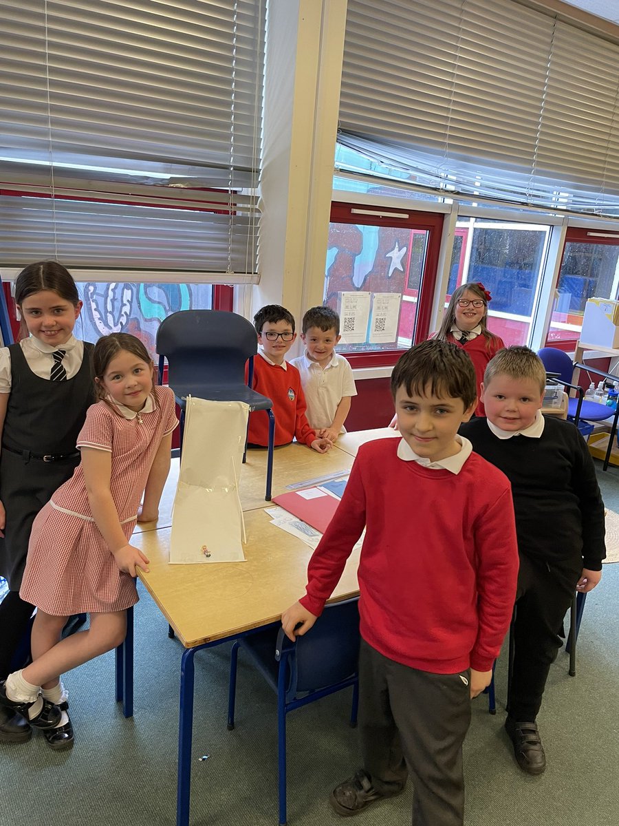 BowhouseP32's tweet photo. This afternoon we had a STEM challenge! We had to create a slide for Bobby to get safely down from her lab stool. We used different materials to create our slides. I wonder which one will be the safest!!!  #STEMweek #STEMGrangemouth #FalkirkSTEMpire @RAiSE_falkirk @FMorrisonSTEM https://t.co/M74nGU3NSo