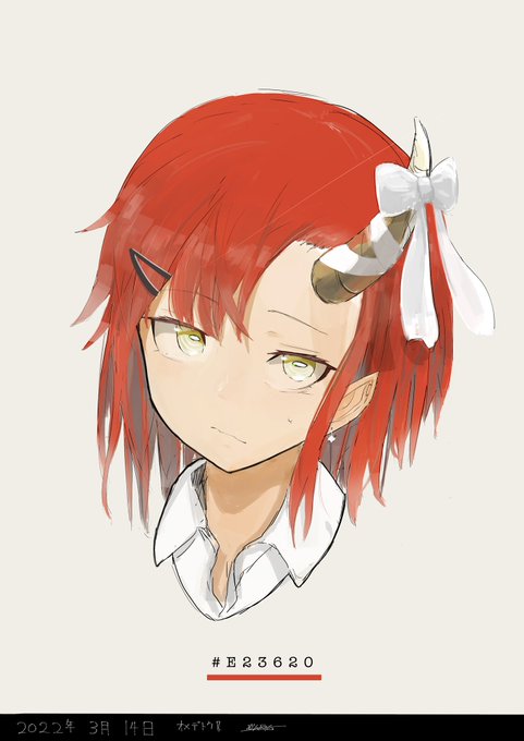 テス嬢〜。
安堂さん(@NutsAndPic )の誕生日絵です。 