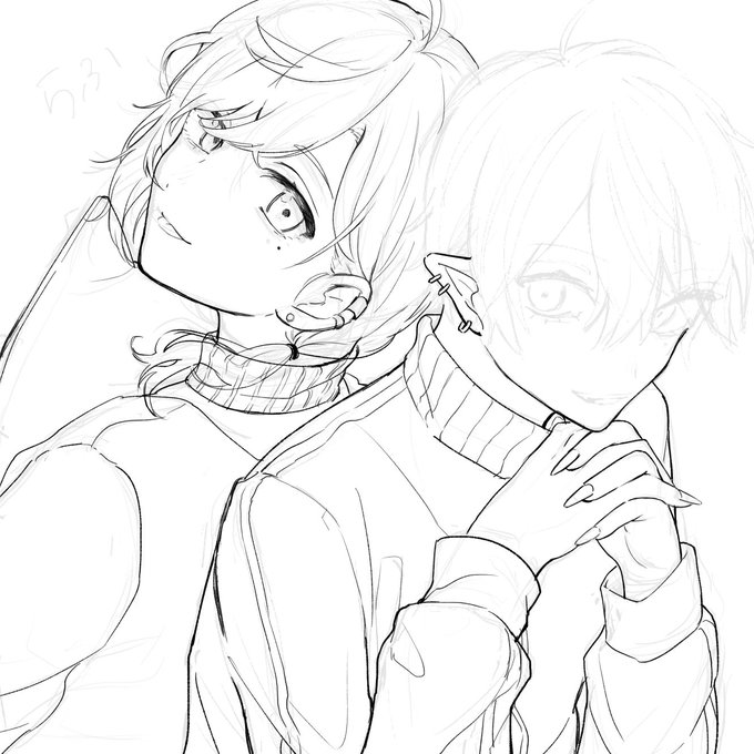 どれから完成させるか迷っています
あとあきなの新衣装絶対描きたい 