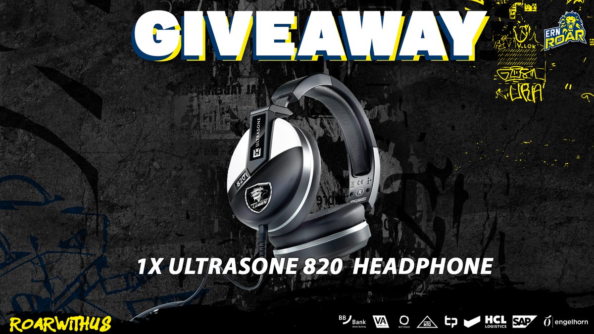Unfortunately, the last winner did not contact us in time, so it's your chance to win the Ultrasone Headphones.
What to do:
- follow @ernroar 
- like and retweet this tweet
- tag 2 friends

The giveaway ends at Wednesday, the 16th of March at 23:59 CET

#ernroar #ROAR