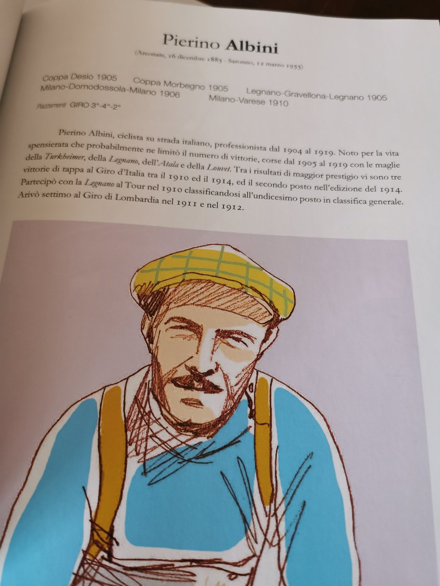 Ogni tanto la passione per il ciclismo produce libri meravigliosi. Questo edito da Fabbrica dei Segni (359 pagine) è di Luciano Mereghetti, illustratore, pittore e molto altro. lucianomereghetti.it