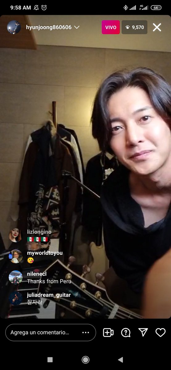 Terminando el live. El mejor ❤️🥺 Kim Hyun Joong
