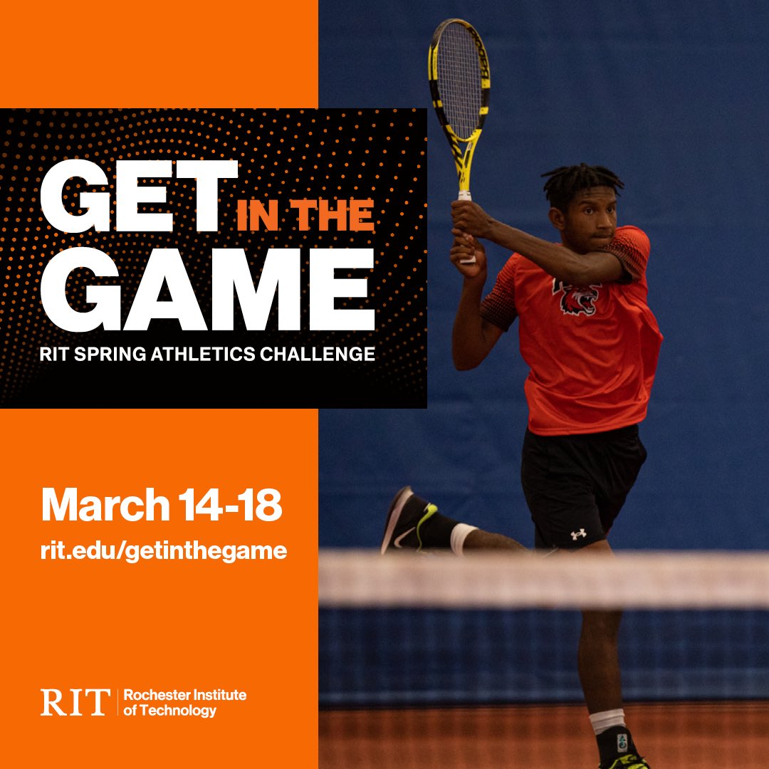 It’s time for us all to get in the game and support our RIT Men’s and Women’s Tennis Teams.  Your help and support is greatly appreciated.