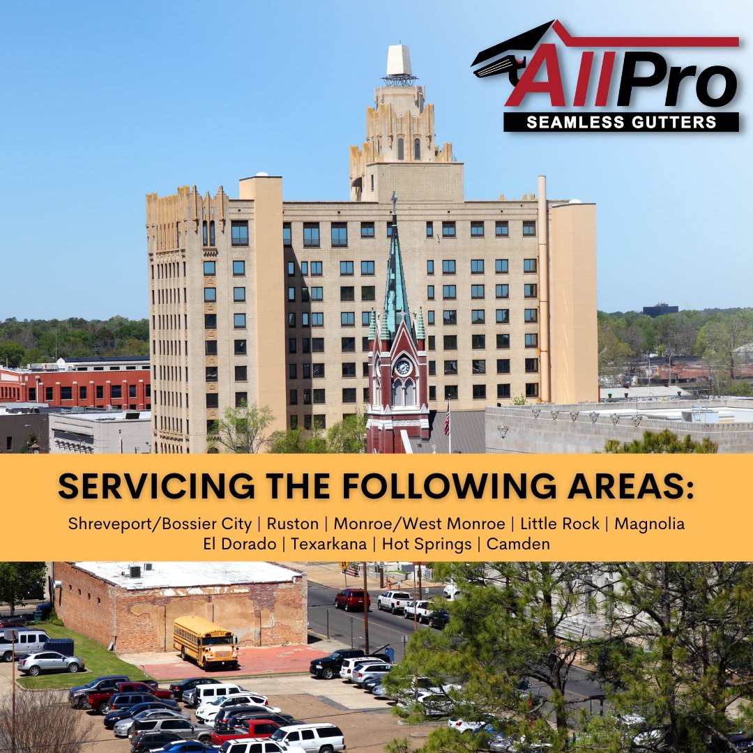 All Pro Seamless Gutters on Twitter "We service Little Rock to Shreveport, and everywhere in