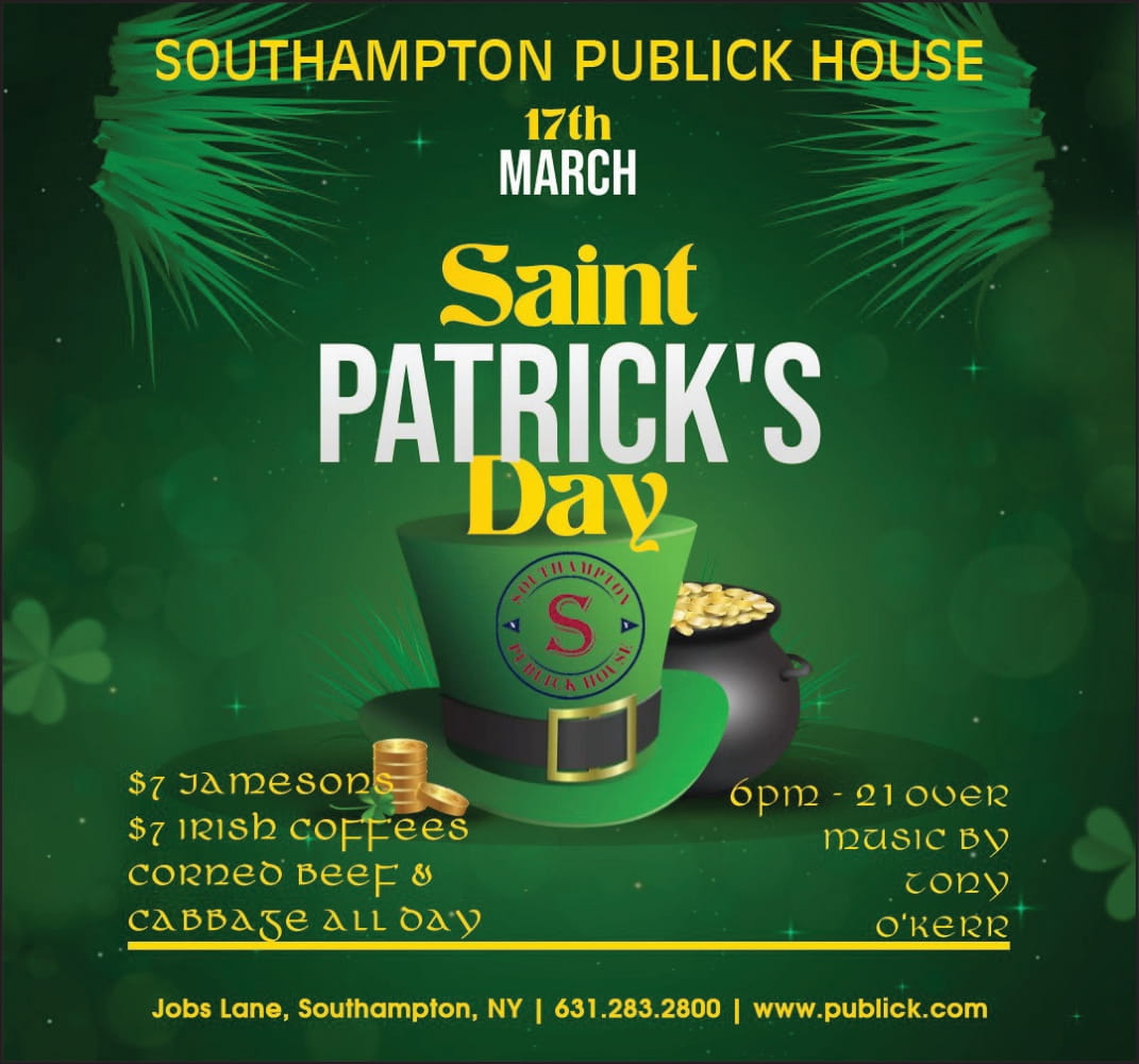 We'd love a pot of gold ☘️🌟
But we'll settle for a glass of it 🍻 😏
Who's coming to #SaintPatricksDay at our house?!
.
.
#SPH #SouthamptonPublickHouse #Hamptons #SouthamptonNY #LongIslandNY #VisitNewYork #NYEats #EatLocal #LongIsland #EatLongIsland #NYFoodie #Foodie #NYLocal