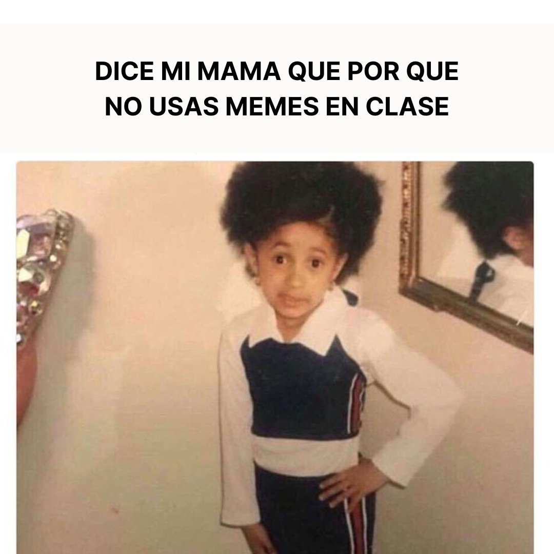 axeljutoran's tweet photo. Todavía no estás usando memes en tus clases?
Los memes forman parte de nuestra realidad cotidiana. 

Son una gran herramienta para mantener a tus alumnos entretenidos y prestando atención, no aburrirse y que sea una forma de incorporar e integrar el conocimiento. 

#Memes https://t.co/ovyZPSjwyv