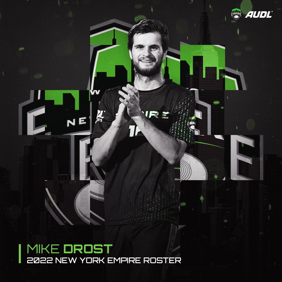 empireultimate's tweet photo. Mike Drost signs on to his 9th year with The Empire! 👏🗽🎉 https://t.co/wZw3cq144S