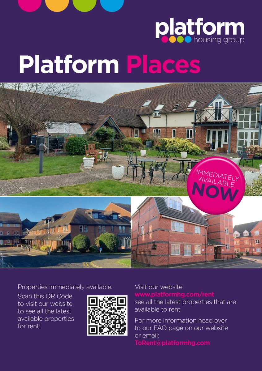 PlatformHousing's tweet photo. 👀 Are you looking for a new home?

🏠 Visit Platform Places to see all our latest properties available to rent 

https://t.co/XTP3XH99cn

#Housing #PlatformHousingGroup #AffordableHomes https://t.co/3OzHRAv66p