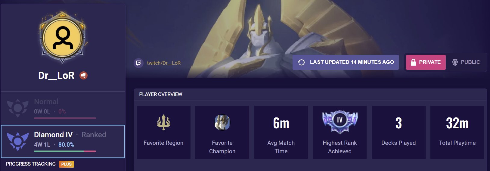 Dr. LoR on Twitter "PSA Mobalytics had issues with syncing Riot