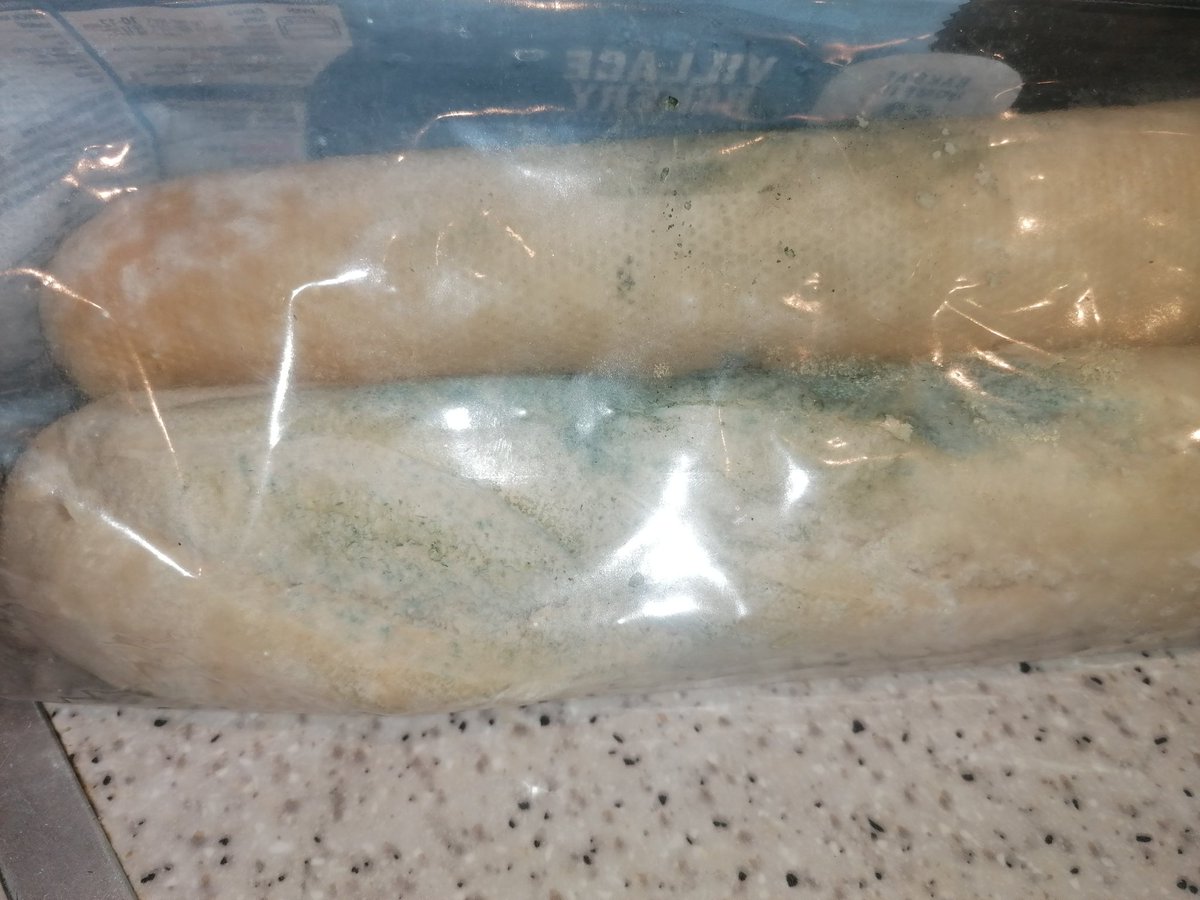 curlyone72's tweet photo. @AldiUK oh yum. Suddenly not hungry. Part baked mold anyone??! #aldi #badfood #foodwaste #baking https://t.co/U1XYtHM180
