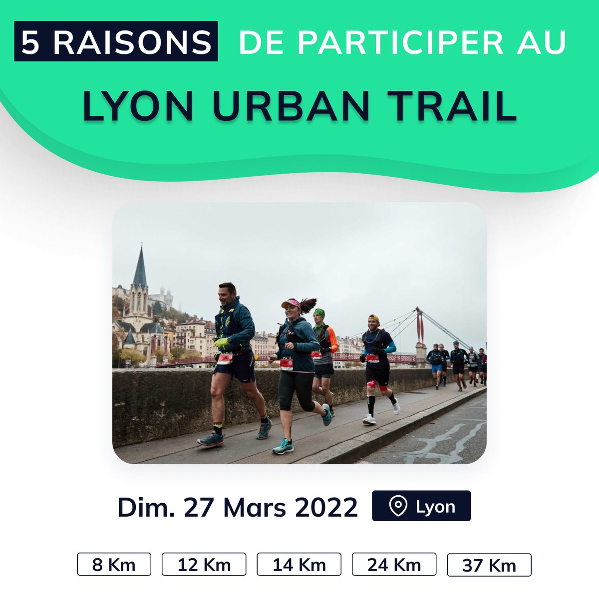 Finishers_com's tweet photo. 5️⃣ bonnes raisons de participer au Lyon Urban Trail le 27 mars prochain !
🤩Les 2 dernières à découvrir sur notre site 👉 https://t.co/71qgiEy11r
#kavval #lyonurbantrail #urbantrail https://t.co/npKA9pzhkn