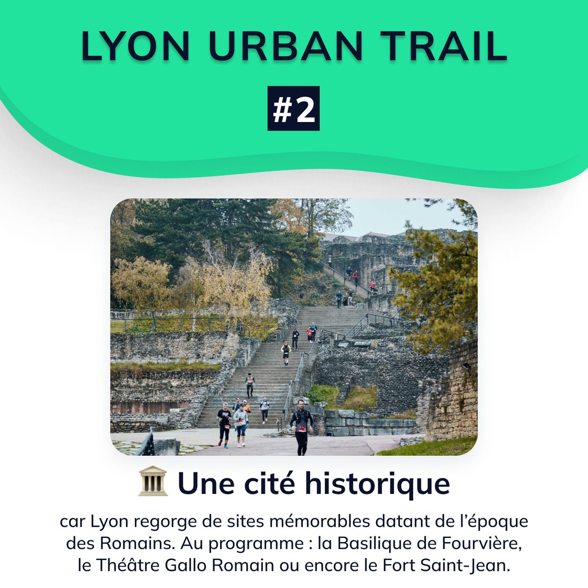 Finishers_com's tweet photo. 5️⃣ bonnes raisons de participer au Lyon Urban Trail le 27 mars prochain !
🤩Les 2 dernières à découvrir sur notre site 👉 https://t.co/71qgiEy11r
#kavval #lyonurbantrail #urbantrail https://t.co/npKA9pzhkn