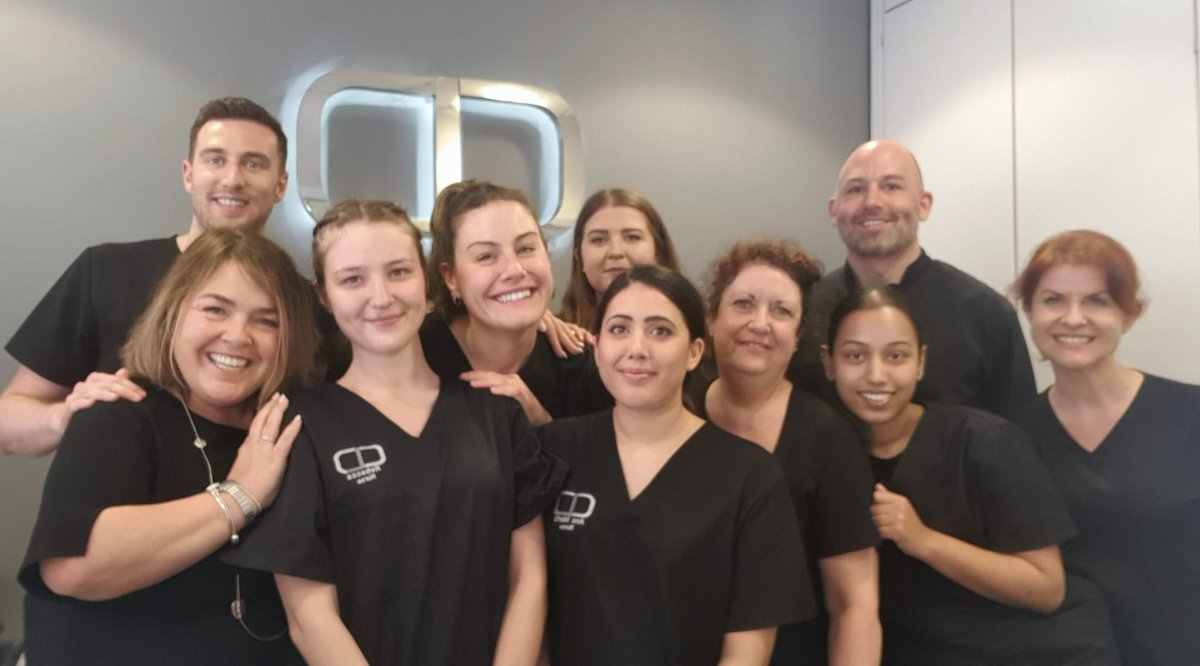 landaudentistry's tweet photo. Team CLD
Beata, Ben, Mez, Grace, Courtney, Ana Maria, Sophie, Rebecca, Nick &amp; Karen. #teamcld #teamwork #dentistry #happy https://t.co/DysjAAyw2k