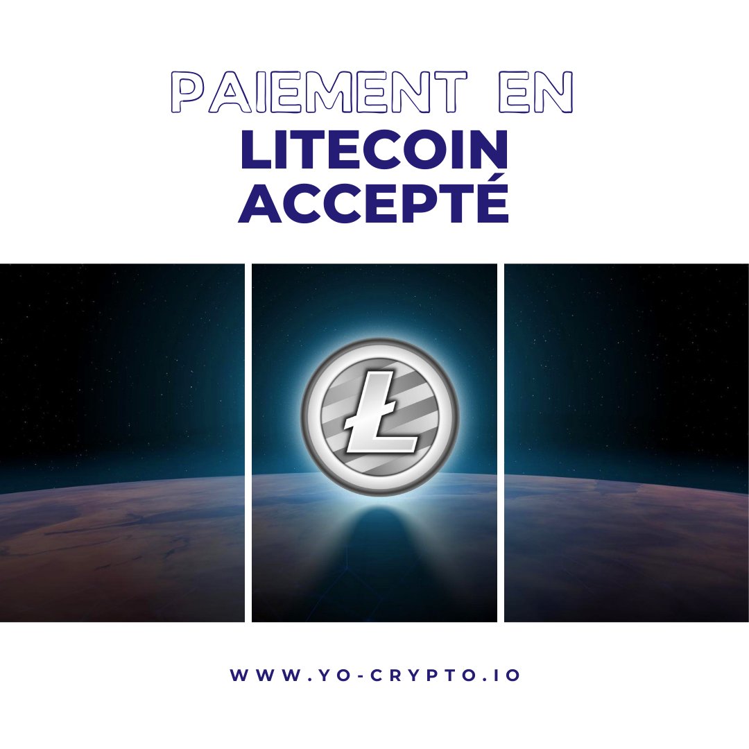 YoCrypto_shop's tweet photo. Vous avez maintenant la possibilité d'acheter des produits high-tech directement en Litecoin #LTC $LTC ! 🥳
On se donne RDV sur notre site ! ➡️ https://t.co/Zy4sJ0ipmz

#crypto #marketplace #shopping #web3 #frenchtech #yocrypto #acheterencrypto https://t.co/B4O0UZGdz9