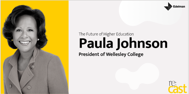 EdelmanUS_'s tweet photo. Join Lisa Osborne Ross and @DrPaulaJohnson, President of @Wellesley for a conversation about the future of higher education, how campuses are adjusting two years after the pandemic, and more.

Streaming LIVE on LinkedIn this Thursday, 3/17 at 1:30pm ET: https://t.co/FdRIpiVDho https://t.co/1AaToScA4h