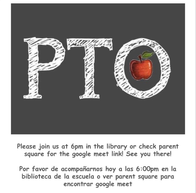 GroverBeachElem's tweet photo. PTO meeting tomorrow! See you there! https://t.co/2wRyBBErLN