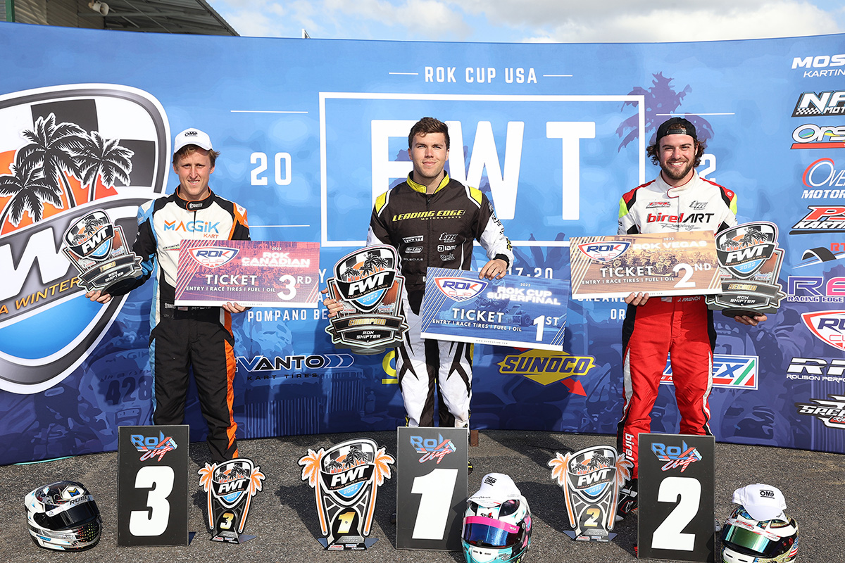 eKartingNews's tweet photo. . Leading Edge Motorsports driver @FormalDanny claims third straight victory to be among the 12 drivers earning @ROKCupUSA Florida Winter Tour championship as program wraps up at Orlando Kart Center.

https://t.co/iSoUIHUZJK

#FWT2022 #ROKCupUSA #LetsROK #Orlando #karting https://t.co/KPDoEqYAGR