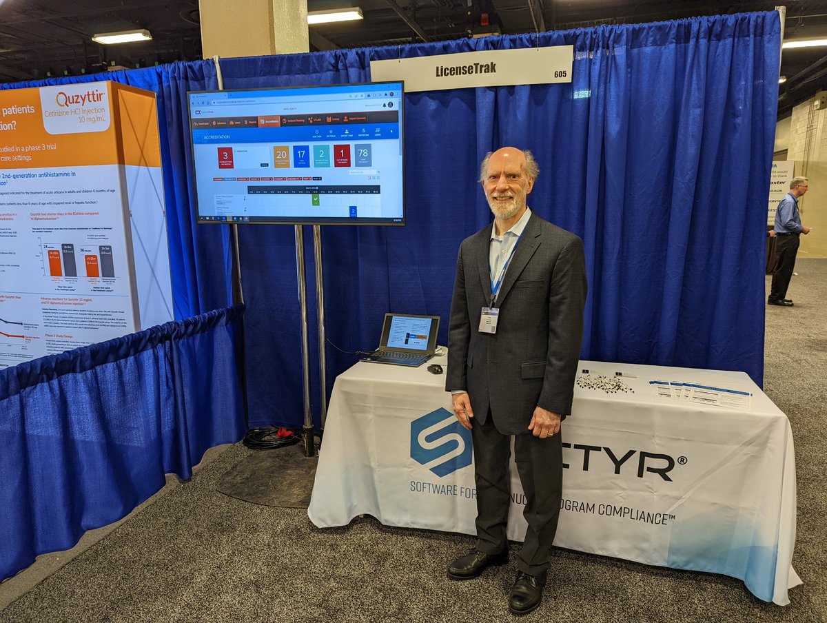 sectyr's tweet photo. We are excited to be in Nashville at the National Home Infusion Association (NHIA) Conference. Please stop by booth #605 and visit with Tony Zappa. Or connect with us online if you cannot visit the booth. https://t.co/1RbzgSackv
#nhia2022 #licensetrak #sectyr https://t.co/hzQy2VYJpJ