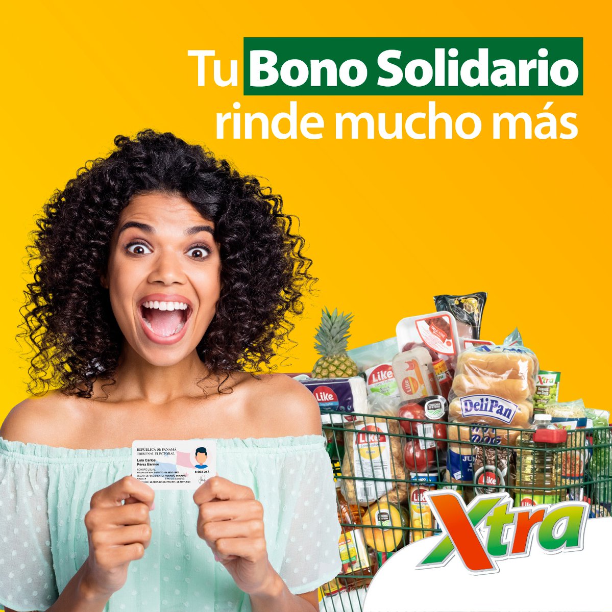 elcuaracom's tweet photo. Con nuestros amigos de @SuperXtraPanama en #XtraEntrega tu #BonoSolidario te riiiinde mucho más con los precios más bajos de 🇵🇦
Acércate a tu tienda más cercana o píde tu súper online en https://t.co/JwxNQ5UJtY y recíbelo a domicilio🏠 https://t.co/yMGFvnCVBa