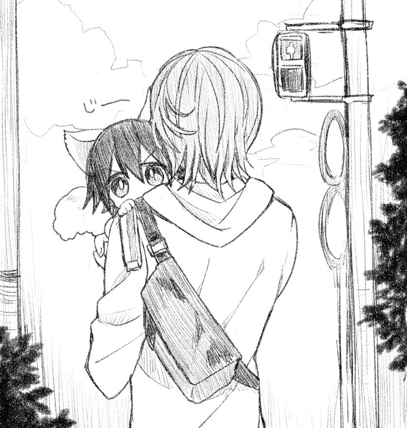 ふと前を見るとだっこされた赤ちゃんと目が合うやつ 