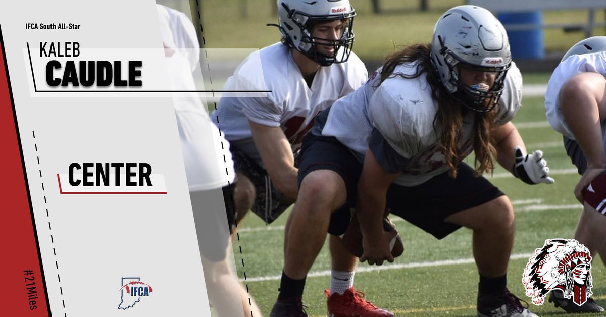 HCWarriorFB's tweet photo. Congratulations to @warriorcenter64 for earning the opportunity to be the 18th @INFBCoaches All-Star in Danville history. Kaleb joins an elite group of former Warriors, and now will represent our program on July 15th vs the best in the state! #21Miles #NextLevelWarrior https://t.co/xSST1OMUED