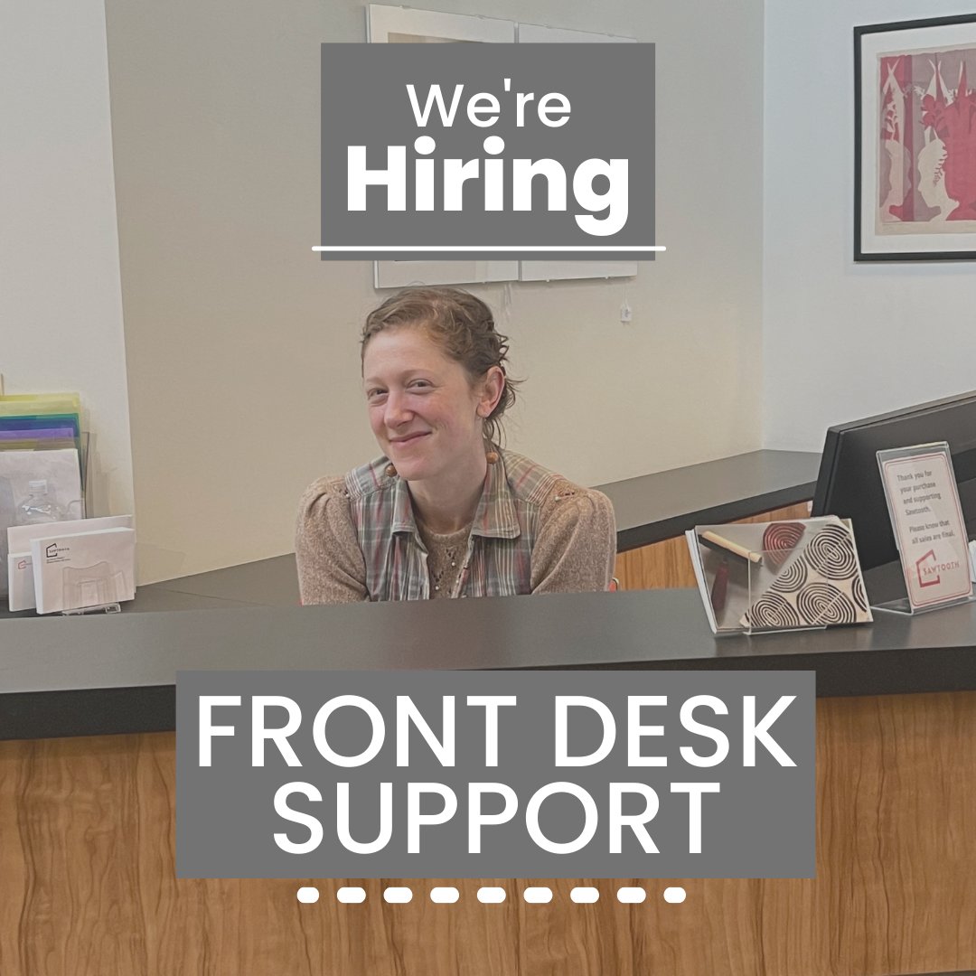 Join our team! We are hiring for Front Desk Support, this position is part time and pay is commensurate upon experience. Interested? Click the link to learn more sawtooth.org/?p=5008