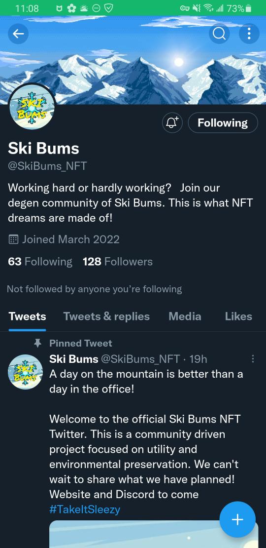 NFTCrusader1's tweet photo. @SkiBums_NFT You already know the vibezzz ⛷ https://t.co/KApuOJJd03