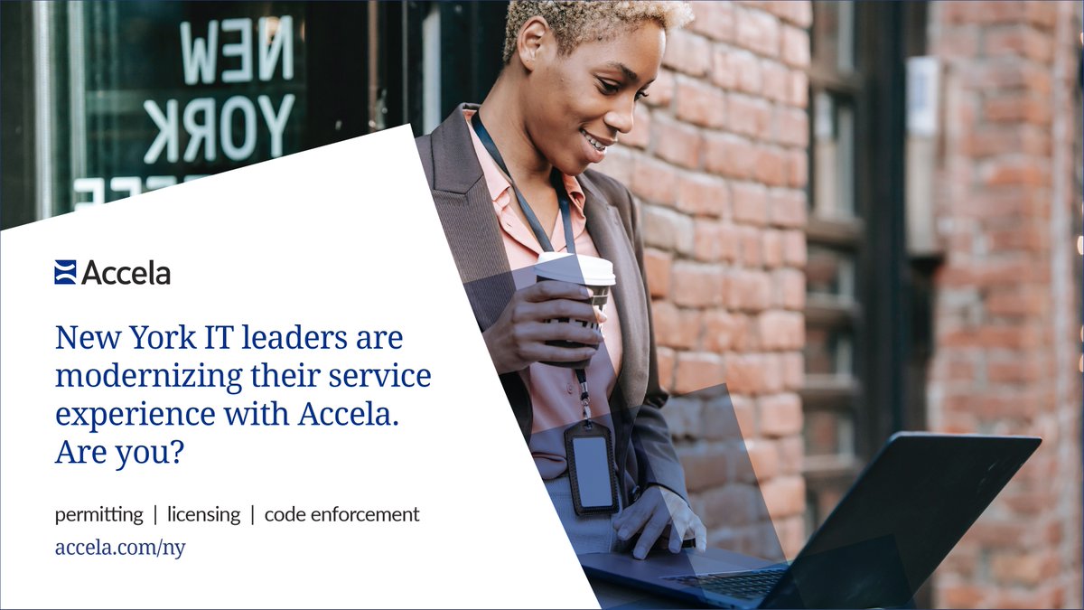 CSNY_Events's tweet image. We’re talking #GovernmentModernization in NY on 3/17! Join speakers from @AccelaSoftware @KPMG and NY IT leaders at @CityAndStateNY  #DigitalNYSummit at 10:30 AM ET to discuss where to focus and what to prioritize. Register today! accela.com/ny