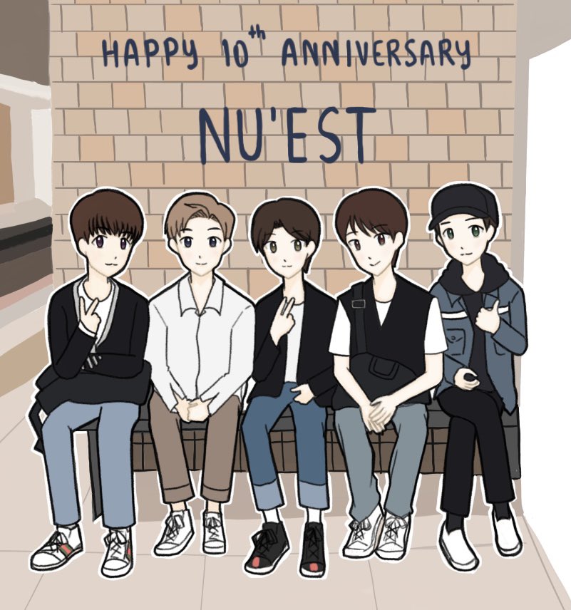 NU'EST 10th ANNIVERSARY with L.O.Λ.E 
          💚💜💙❤️💛 🐶🐢🐯🦊🐰

#LOΛE_NUEST_DAY
2022.03.15
#하나둘셋_뉴이스트_사랑해
#NUEST_LOVE_FOREVER
#LOΛE  
#NUEST_JR   
#NUEST_ARON   
#NUEST_BAEKHO   
#NUEST_MINHYUN   
#NUEST_REN   
#뉴이스트   #NUEST  
#JR_아론_백호_민현_렌