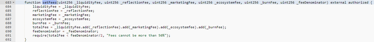 Paul_0568's tweet photo. WARNING 
@cats_rewards is NOT truly renounced, while they advertise they are. While it is true the owner is set to the null address, the deployer is still authorized and able to set max txn limit to 0, halting trading and taxes to 50%!
#CatCoin #CatCoinArmy #CATS #catsrewards https://t.co/Z8C2qbdtNa