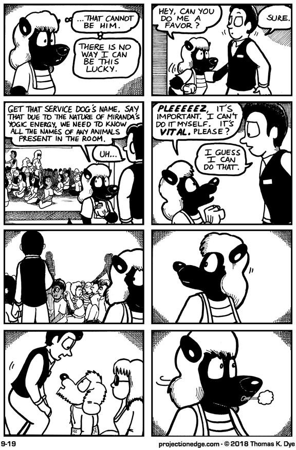Fusselschwarm's tweet photo. Anthros and humans in a story about friendship, psychic powers and religion. @projectionedge is back with a new comic from the NEWSHOUND universe: PROJECTION EDGE is available now.😎 https://t.co/5hlHE9P4Y2