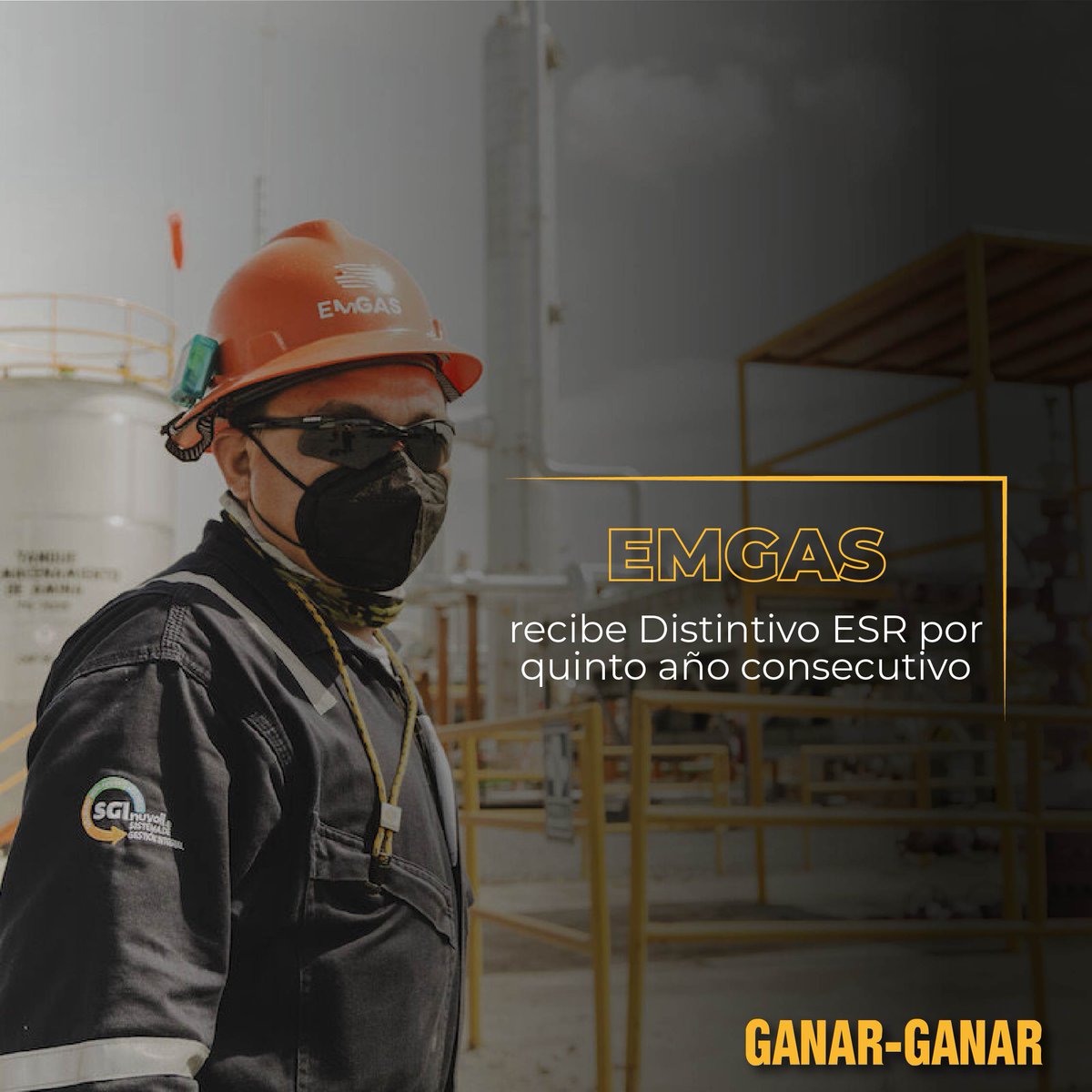 GanarGanar's tweet photo. Por cuarto año consecutivo, #Emgas fue reconocida con el #DistintivoESR, de parte del @cemefi y #AliaRSE por sus iniciativas de responsabilidad social.
Conoce más: https://t.co/SA62yQIF4p https://t.co/7B6pDzcmLc