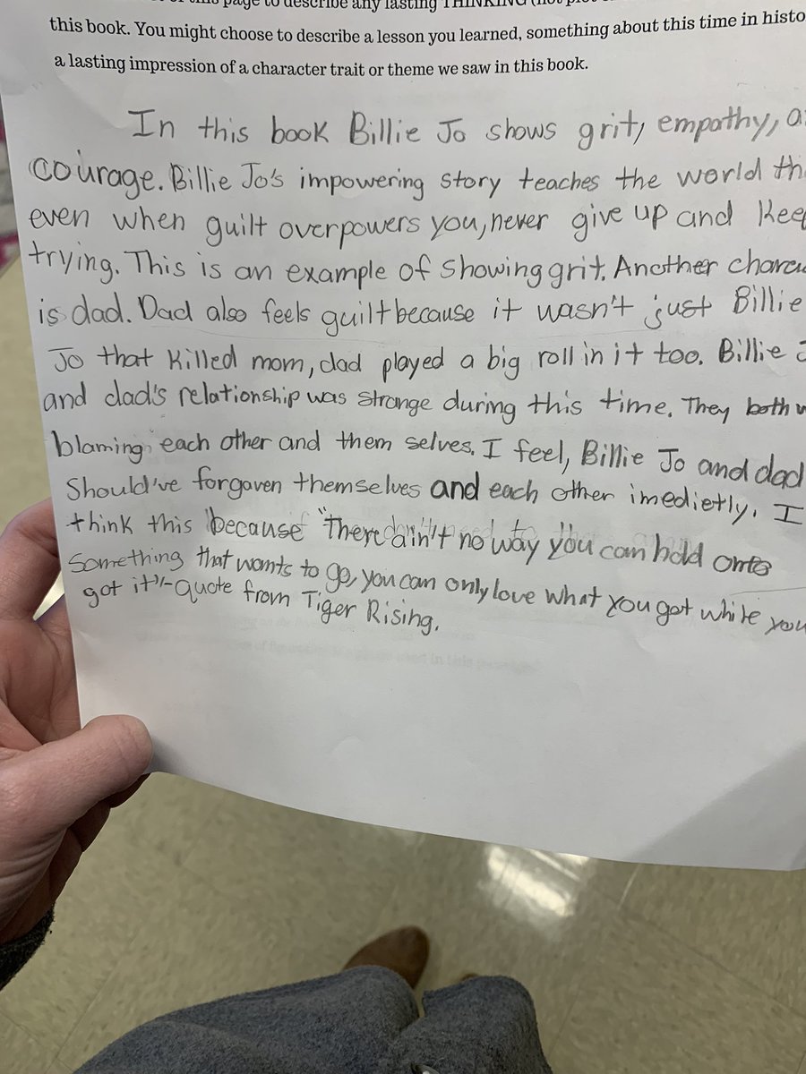 Love when <a href="/VHCahabaHeights/">VH CahabaHeights</a> core values show up in what we are reading and in our responding.