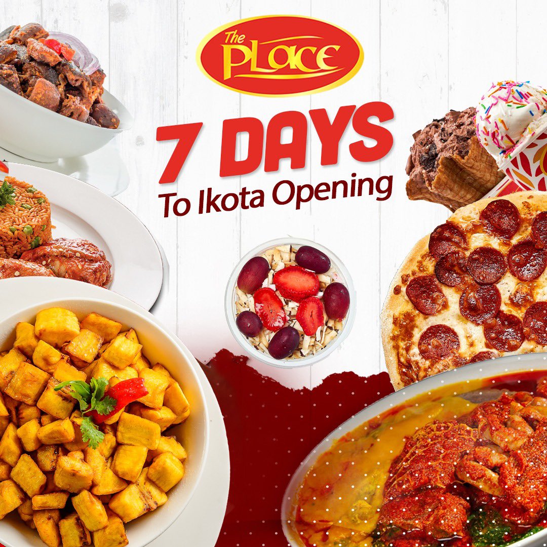 ThePlaceFoodNG's tweet photo. We are super excited to officially begin the countdown to our grand opening🥳
Ikota are you ready‼️‼️‼️
Save the date: March 21st, 2022
#theplaceikota #theplacenewoutlet #theplacetogo #theplacerestaurant #countingdown https://t.co/W42yVjKPCH