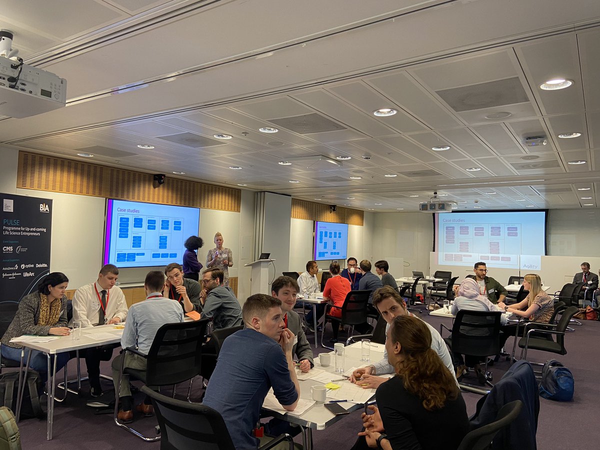 BIA_UK's tweet photo. This afternoon, our PULSE attendees have been learning from the experts and each other alike!๐กThe #biapulse programme provides a safe space for up-and-coming entrepreneurs to share ideas, gain valuable insight and form connections with peers and #lifesciences industry leaders๐ https://t.co/YhGA6g9aVl