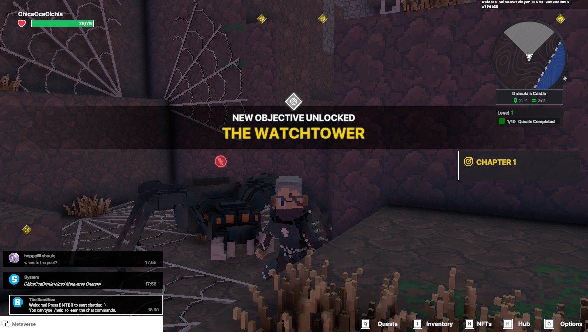 JacquelFrenchi's tweet photo. @TheSandboxGame I just participated in the daily #SandboxAlphaS2Contest for a chance to earn up to 1,000 $SAND! Starting March 10 - Show your love for Dracula. Check out my screenshot below! 👇 #SandboxAlphaS2 https://t.co/unmIf4yPhW