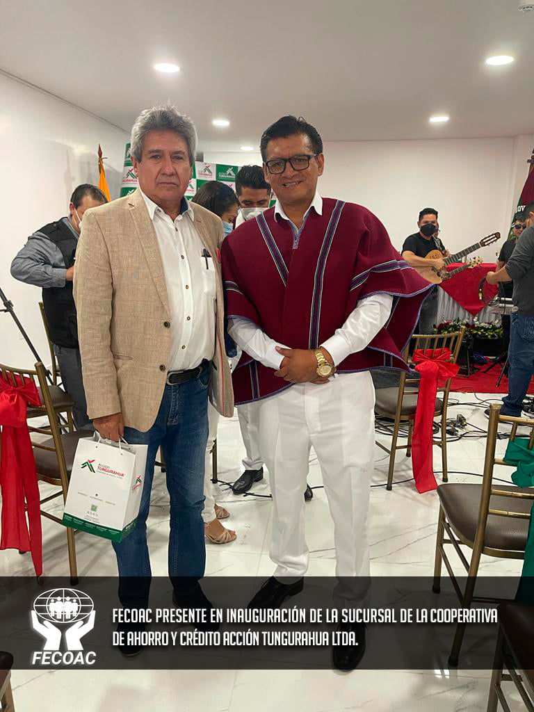 👏𝗙𝗘𝗟𝗜𝗖𝗜𝗧𝗔𝗖𝗜𝗢𝗡𝗘𝗦 𝗖𝗢𝗔𝗖 𝗔𝗖𝗖𝗜𝗢́𝗡 𝗧𝗨𝗡𝗚𝗨𝗥𝗔𝗛𝗨𝗔

Agradecemos la invitación a la ceremonia de inauguración de la sucursal de nuestra cooperativa socia en la parroquia de Calderón al nororiente de Quito. #FecoacSiempreASuLado