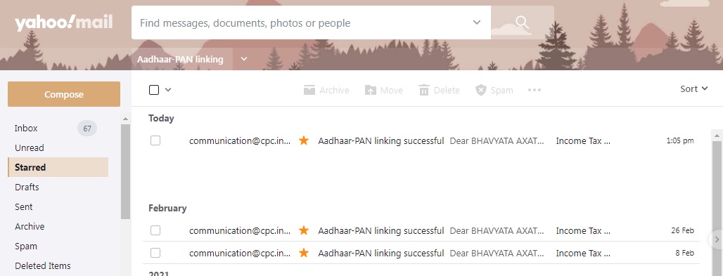axat_doshi's tweet photo. @caas_org @IncomeTaxIndia @Infosys  While trying to link PAN &amp; Aadhar, Getting Mail &amp; Sms of linking successful, But on portal not showing as linked. 3 Grievances lodged till date out of which 2 closed without solution. Attaching screenshots. https://t.co/tOcvAC9ZcJ