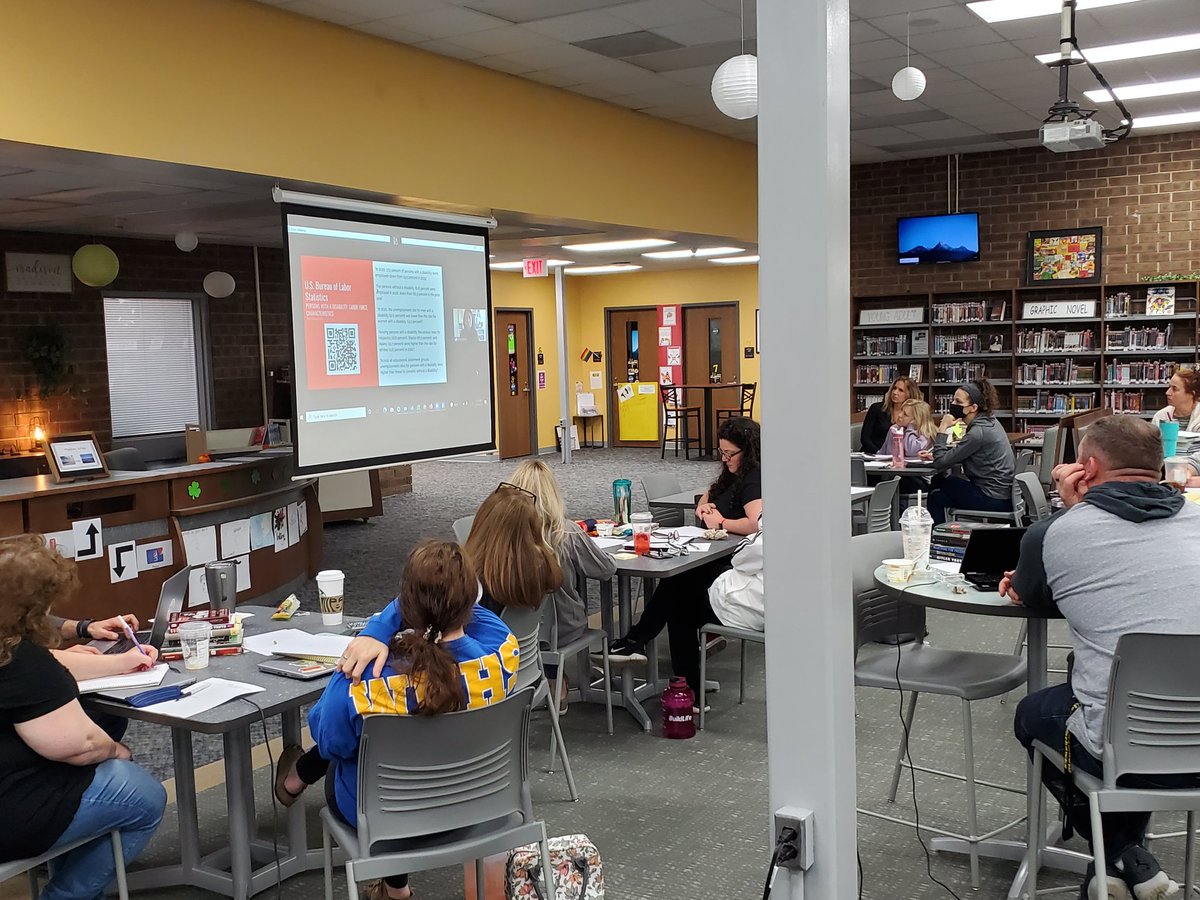 mjhs_lsc's tweet photo. Thank you so much @SaraKAhmed for an amazing morning of learning and reflection for Madison staff. And thank you to @natkonrad for making this happen! #mjhs #bebold203 https://t.co/6QH9CzfBMo